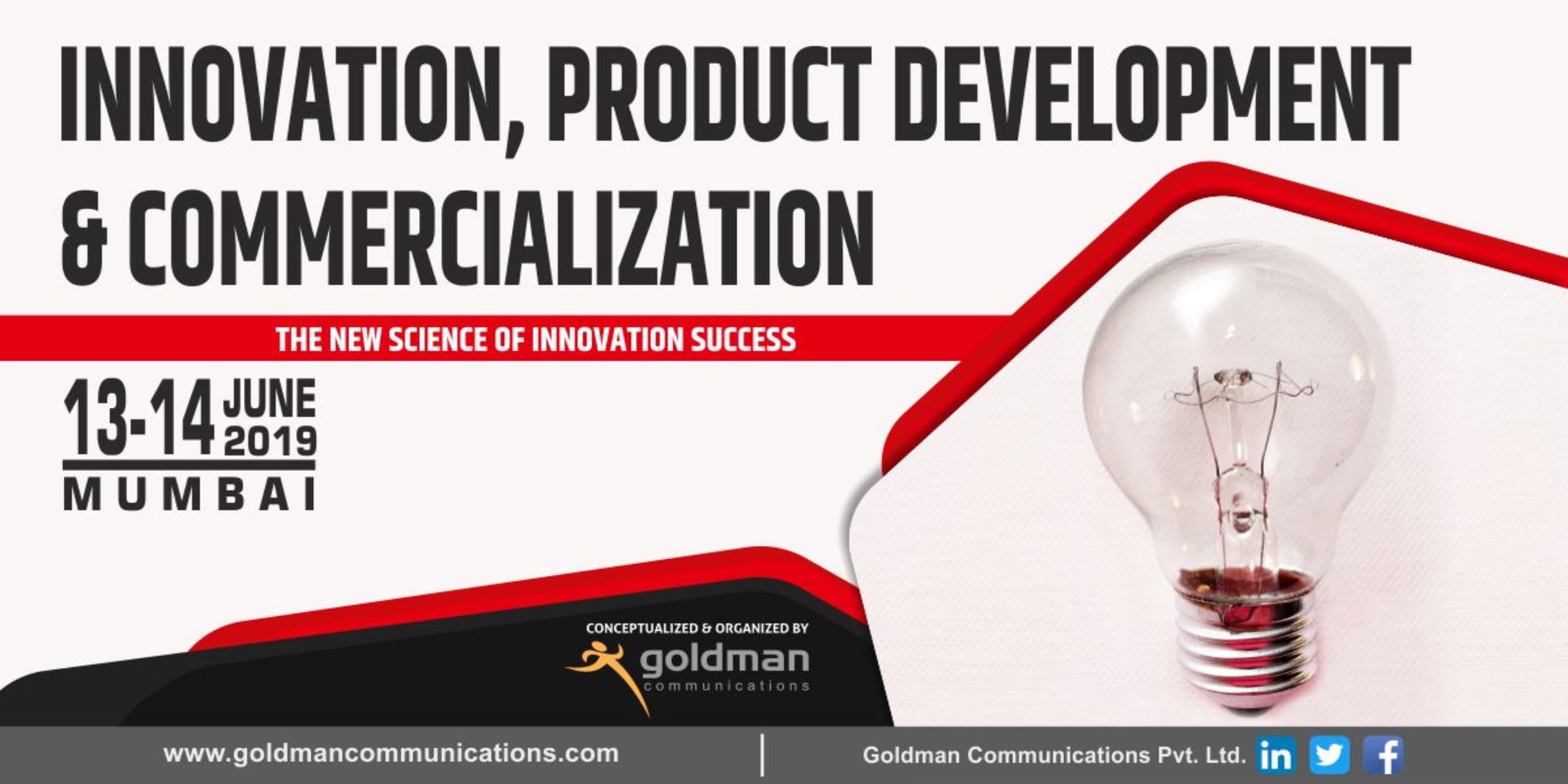Innovation, Product Development & Commercialization Masterclass 2019